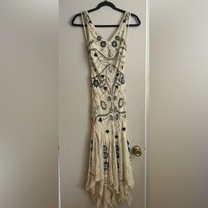 Y2K Sue Wong Nocturne Silk beaded gown